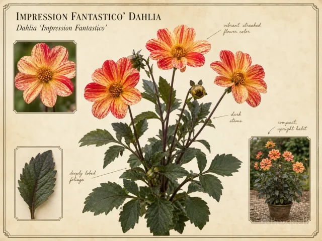 Impression Fantastico’ Dahlia (Dahlia ‘Impression Fantastico’)