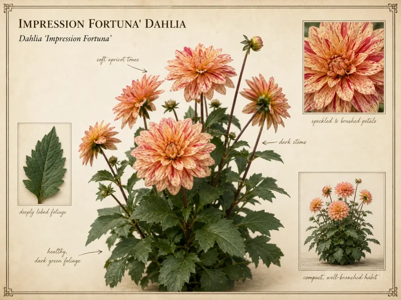Impression Fortuna’ Dahlia (Dahlia ‘Impression Fortuna’)