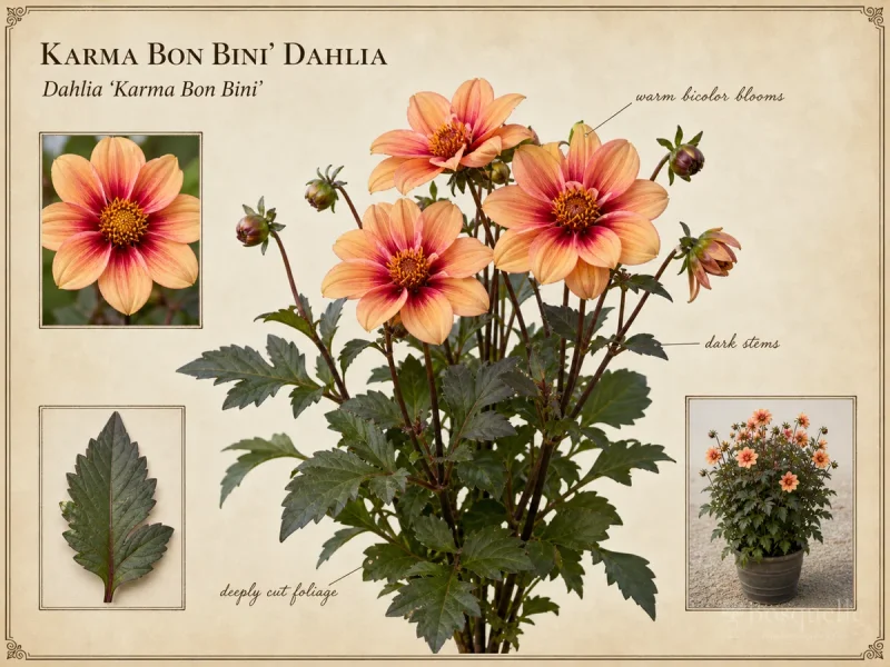 Karma Bon Bini’ Dahlia (Dahlia ‘Karma Bon Bini’)