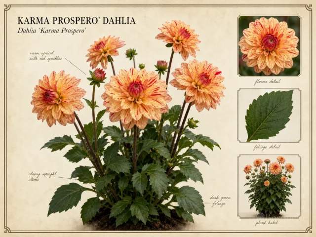 Karma Prospero’ Dahlia (Dahlia ‘Karma Prospero’)