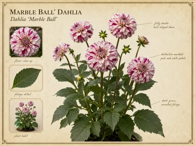 Marble Ball' Dahlia