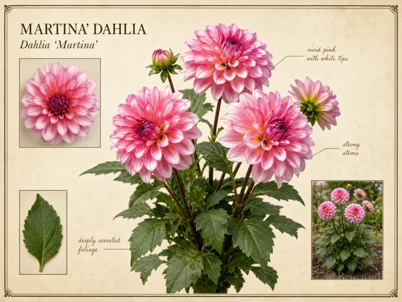 Martina’ Dahlia (Dahlia ‘Martina’)