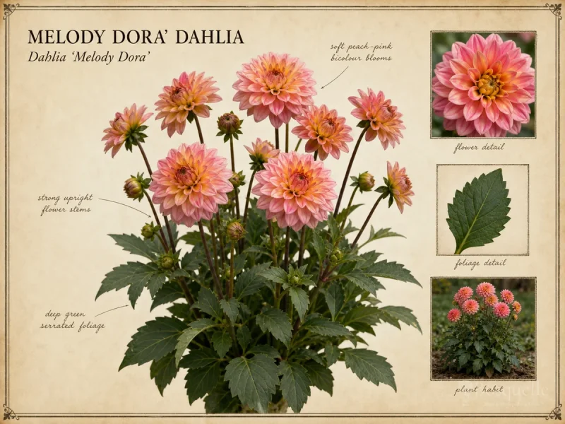 Melody Dora’ Dahlia (Dahlia ‘Melody Dora’)