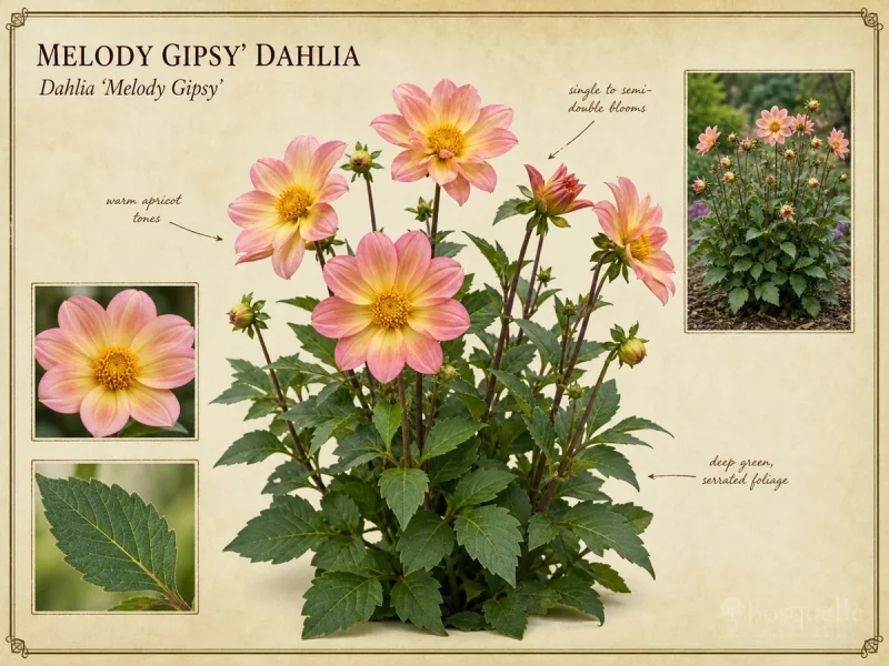 Melody Gipsy’ Dahlia (Dahlia ‘Melody Gipsy’)