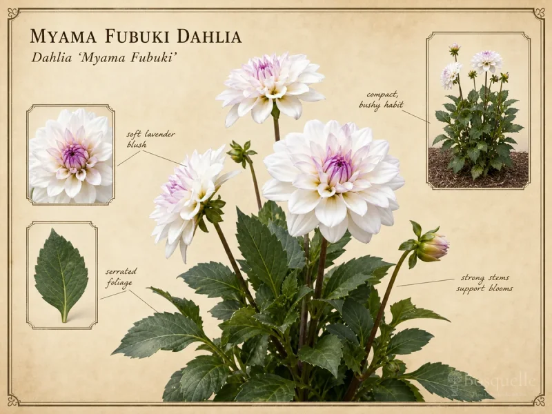 Myama Fubuki Dahlia (Dahlia ‘Myama Fubuki’)