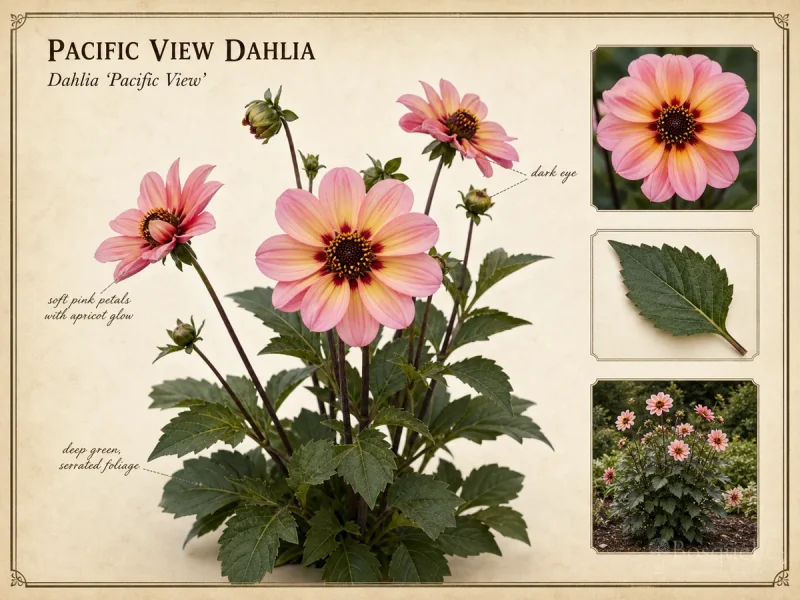 Pacific View Dahlia (Dahlia ‘Pacific View’)