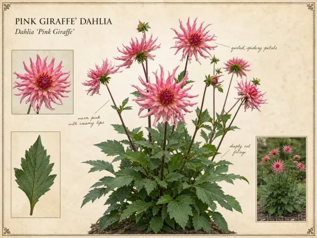 Pink Giraffe' Dahlia