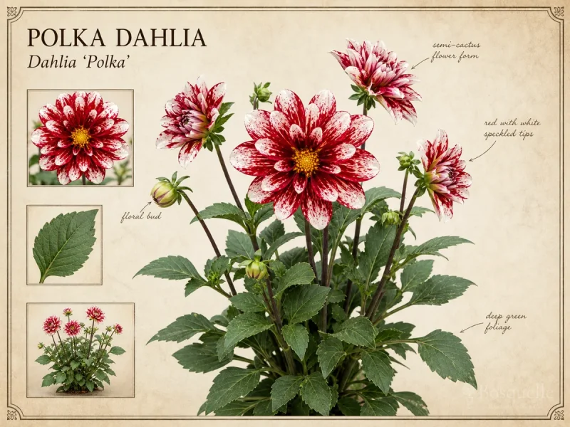 Polka Dahlia (Dahlia ‘Polka’)