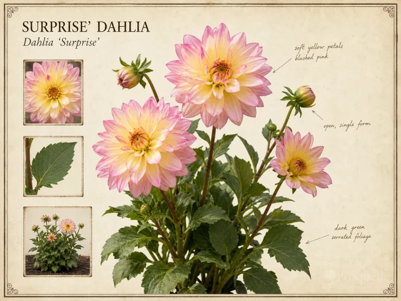 Surprise’ Dahlia (Dahlia ‘Surprise’)