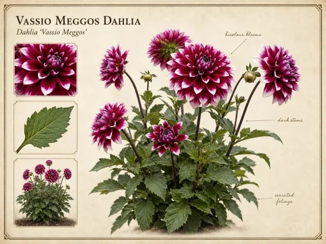 Vassio Meggos Dahlia (Dahlia ‘Vassio Meggos’)