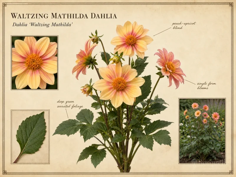 Waltzing Mathilda Dahlia (Dahlia ‘Waltzing Mathilda’)