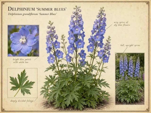 Delphinium 'Summer Blues'