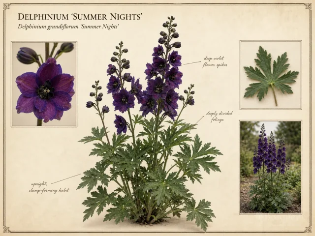 Delphinium 'Summer Nights'