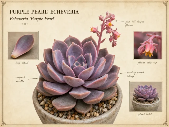 Purple Pearl' Echeveria