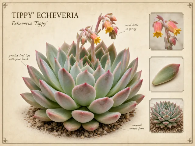 Tippy' Echeveria