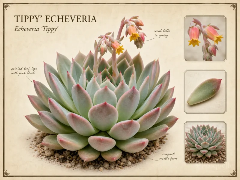 Tippy’ Echeveria (Echeveria ‘Tippy’)