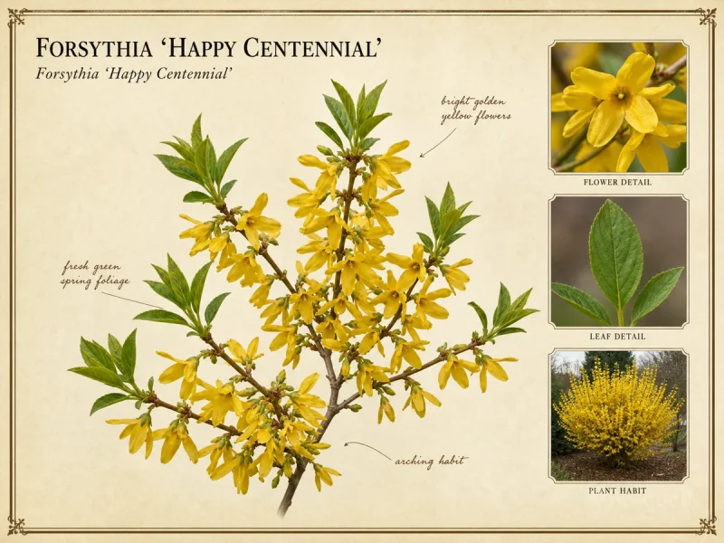 Forsythia ‘Happy Centennial’