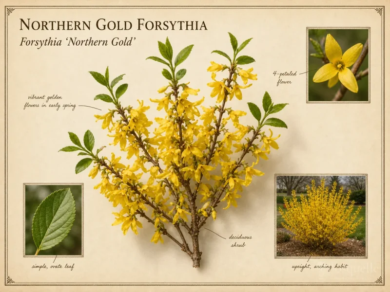 Northern Gold Forsythia (Forsythia ‘Northern Gold’)