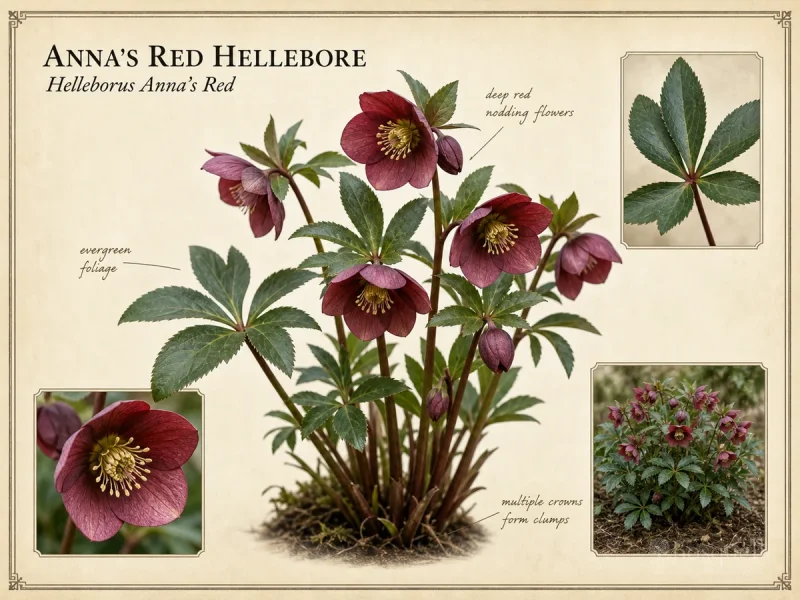 Anna's Red Hellebore