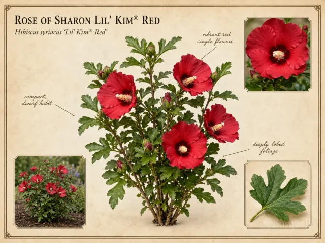 Rose of Sharon Lil' Kim® Red