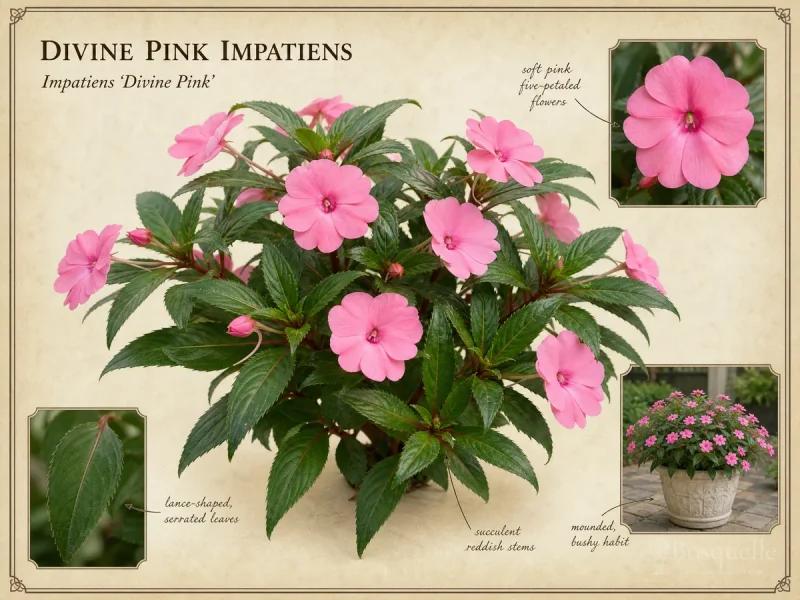 Divine Pink Impatiens — Choose impatiens by class