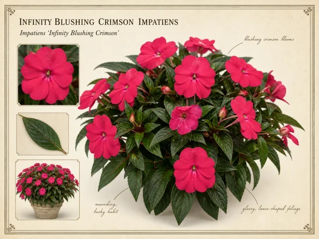 Infinity Blushing Crimson Impatiens