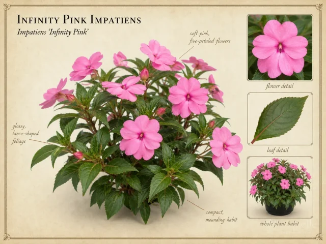 Infinity Pink Impatiens
