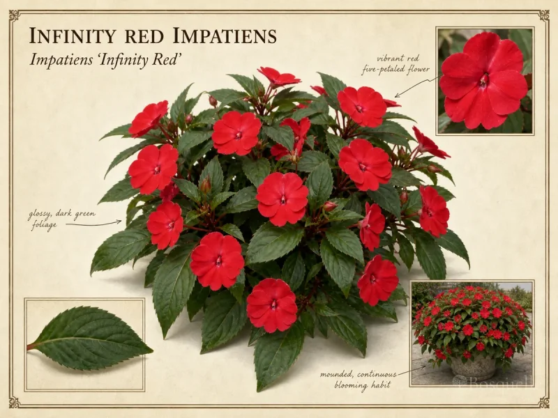 Infinity Red Impatiens — New Guinea hybrids (15)