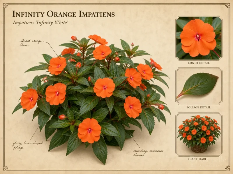 Infinity Orange Impatiens — New Guinea hybrids (15)
