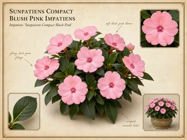 Sunpatiens Compact Blush Pink Impatiens