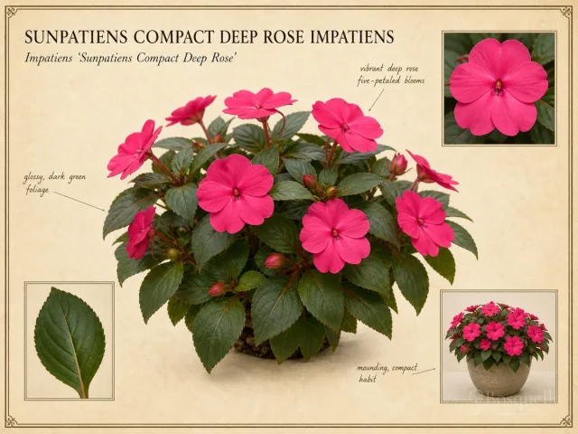 Sunpatiens Compact Deep Rose Impatiens
