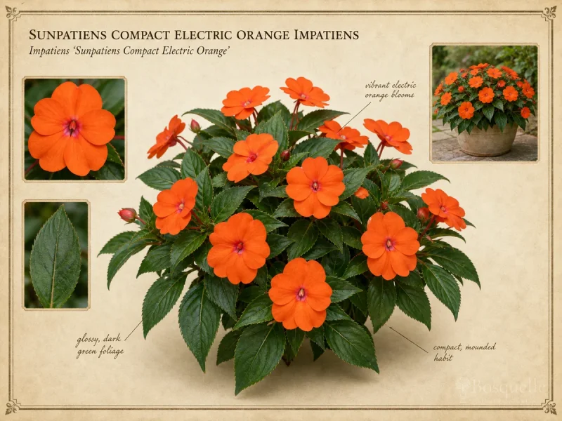 Sunpatiens Compact Electric Orange Impatiens