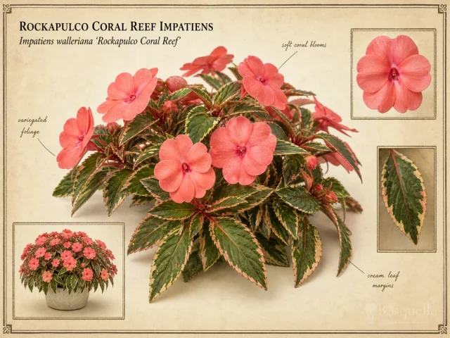 Rockapulco Coral Reef Impatiens (Impatiens walleriana ‘Rockapulco Coral Reef’)