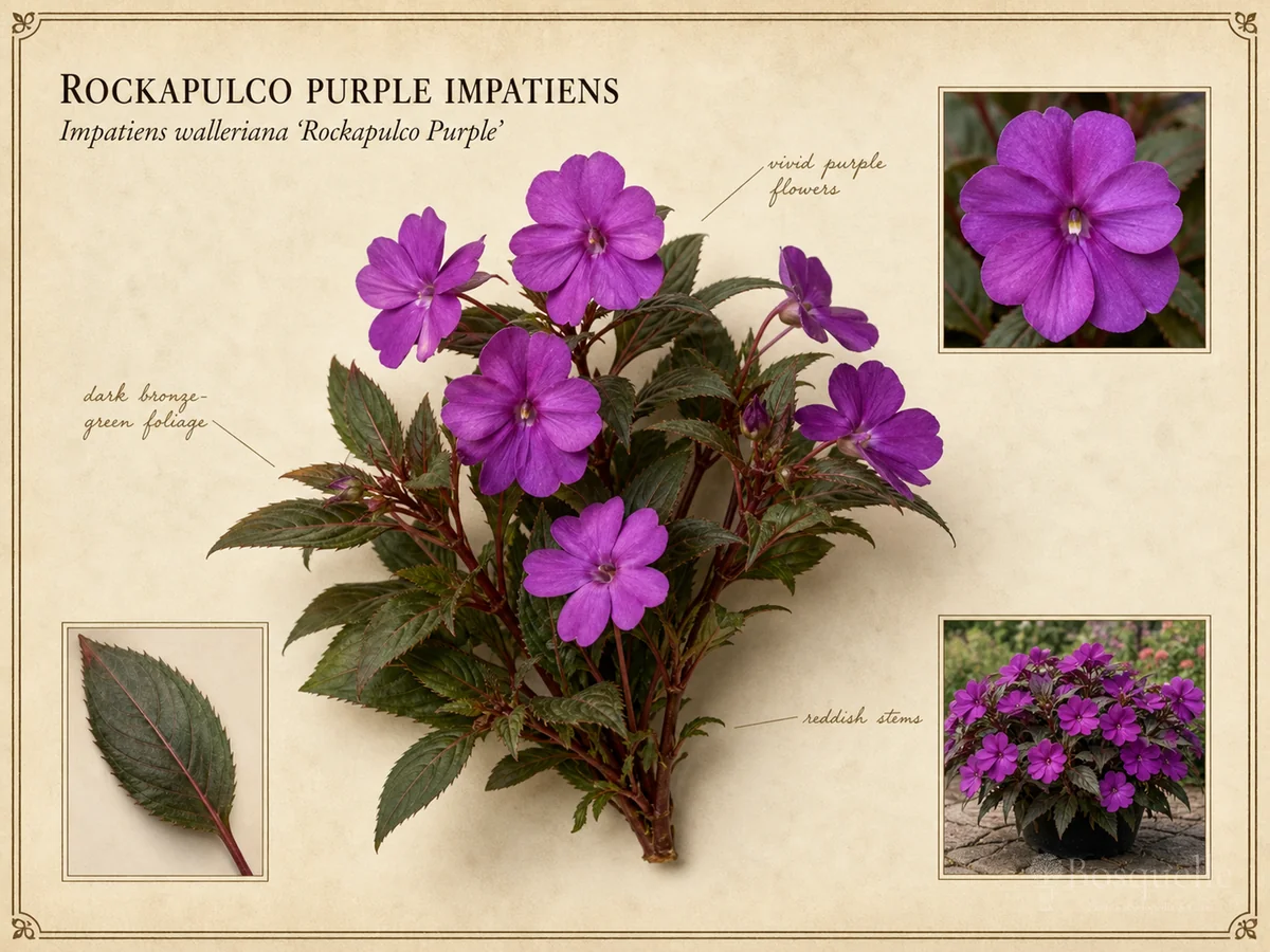 Rockapulco Purple Impatiens