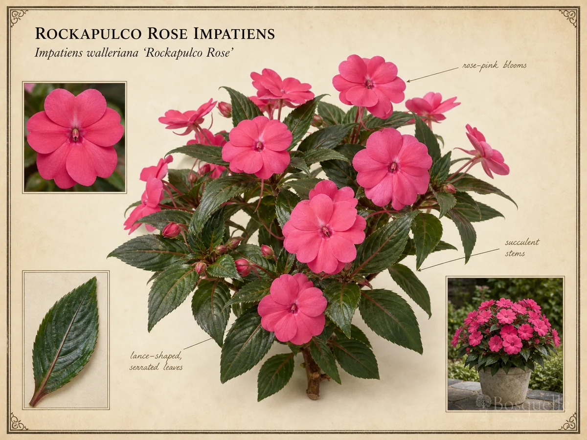 Rockapulco Rose Impatiens