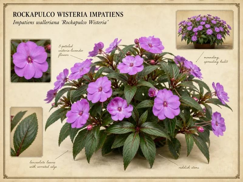 Rockapulco Wisteria Impatiens — Busy lizzie / walleriana (13)
