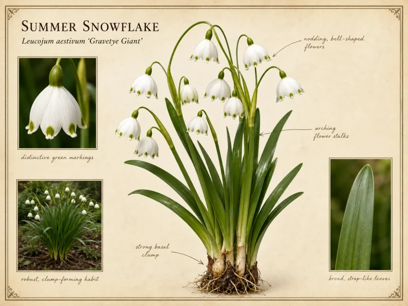 Summer Snowflake (Leucojum aestivum ‘Gravetye Giant’)