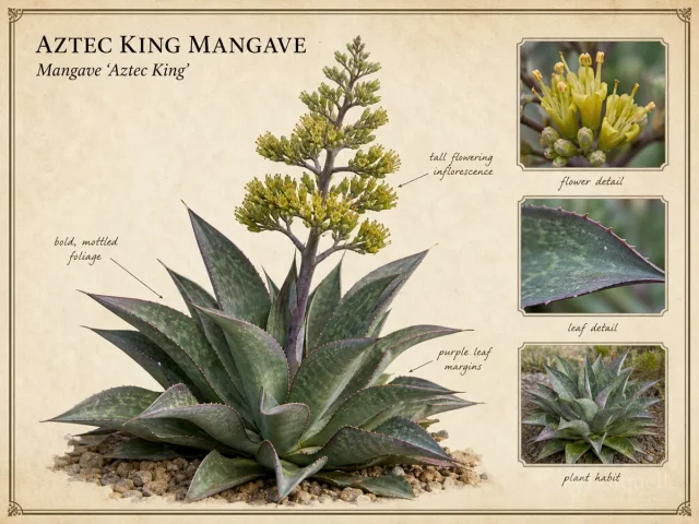 Aztec King Mangave (Mangave ‘Aztec King’)