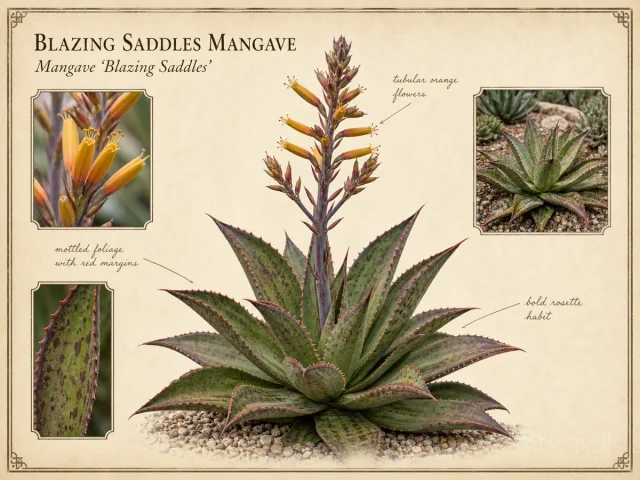 Blazing Saddles Mangave (Mangave ‘Blazing Saddles’)