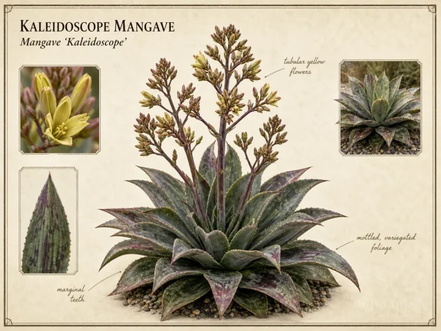 Kaleidoscope Mangave (Mangave ‘Kaleidoscope’)