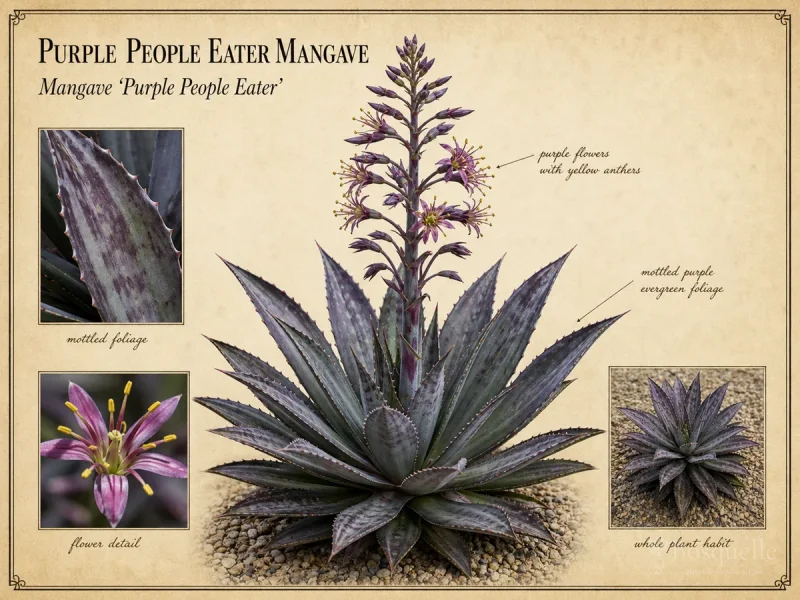 Purple People Eater Mangave (Mangave ‘Purple People Eater’)