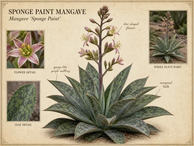 Sponge Paint Mangave (Mangave ‘Sponge Paint’)