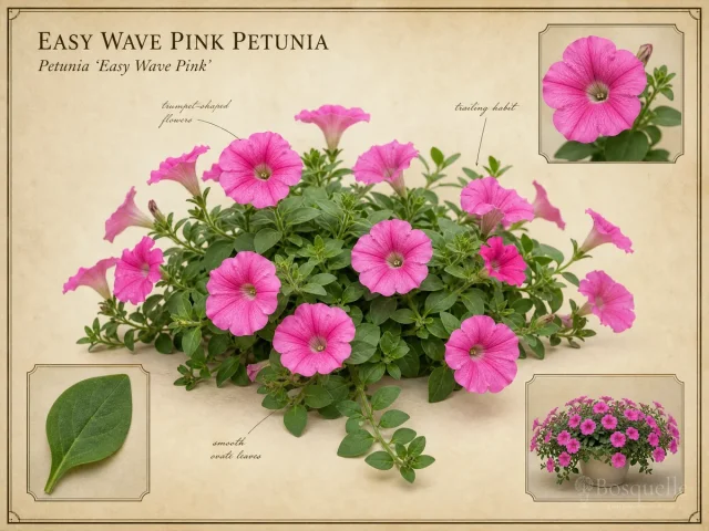 Easy Wave Pink Petunia (Petunia ‘Easy Wave Pink’)