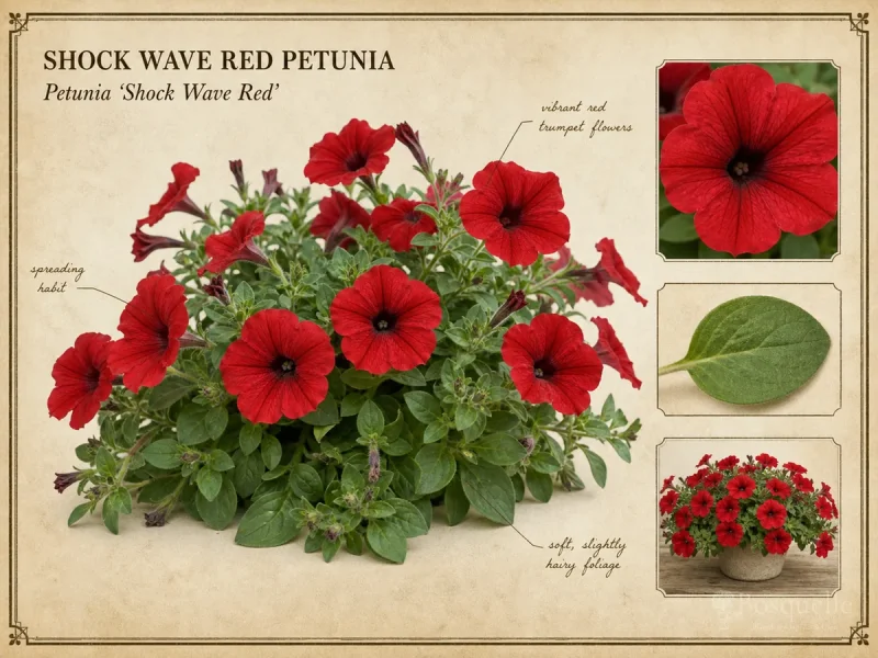 Shock Wave Red Petunia