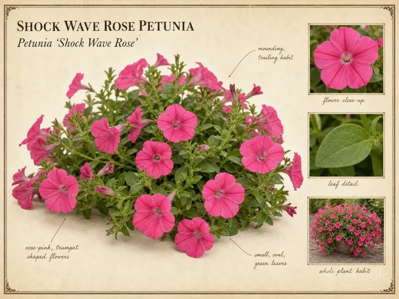 Shock Wave Rose Petunia