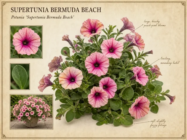 Supertunia Bermuda Beach (Petunia ‘Supertunia Bermuda Beach’)