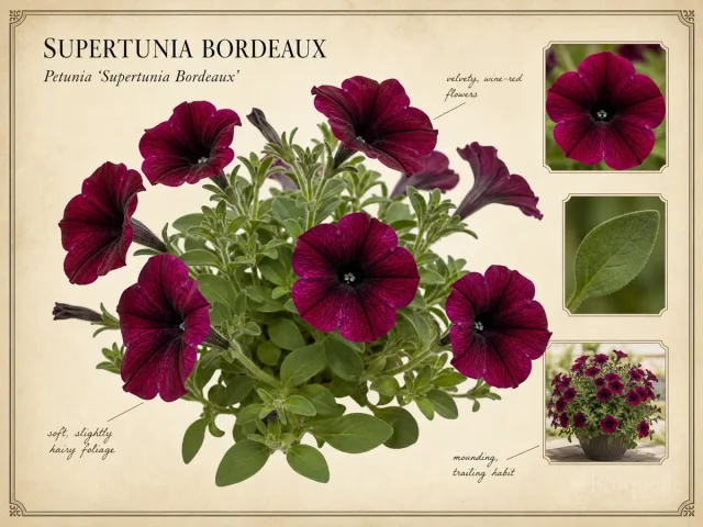 Supertunia Bordeaux (Petunia ‘Supertunia Bordeaux’)