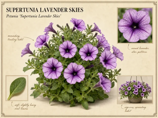 Supertunia Lavender Skies (Petunia ‘Supertunia Lavender Skies’)