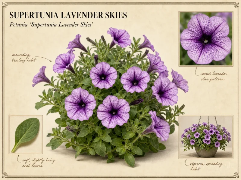 Supertunia Lavender Skies (Petunia ‘Supertunia Lavender Skies’)