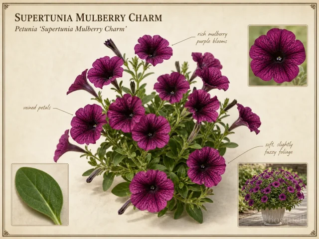 Supertunia Mulberry Charm (Petunia ‘Supertunia Mulberry Charm’)